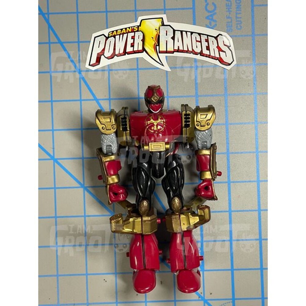 Power Rangers Ninja Storm Crimson Thunder Triple Zord Action Figure